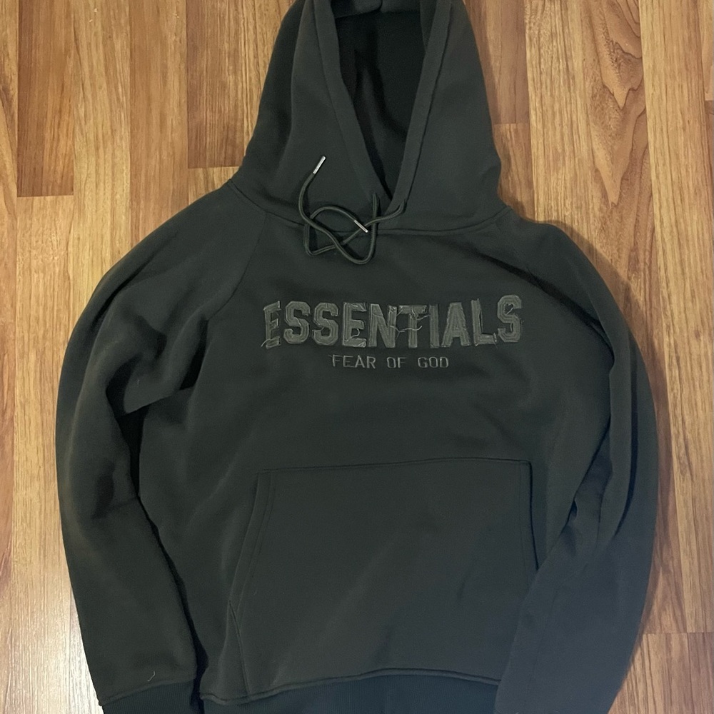 Essentials Dark Green Hoodie
